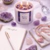 0d5b0102-0b65-44ec-80e0-d58992054f78 Amethyst Crystal Candle (80ml) | Lavender Aromatherapy | Better Sleep Calm & Stress Relief
