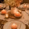 Mini Rose Candle - Set of 10