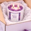 1d50217e-ab2b-49f5-bdba-545a1d16f9bc Amethyst Crystal Candle (80ml) | Lavender Aromatherapy | Better Sleep Calm & Stress Relief