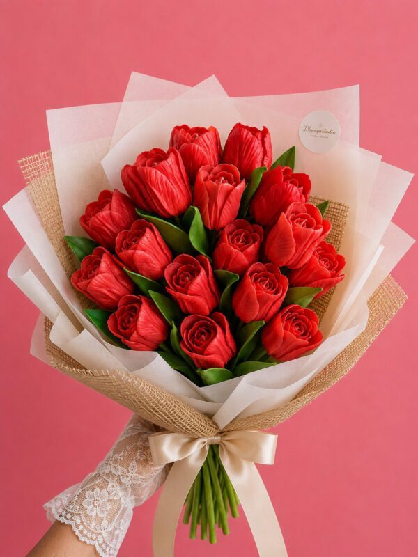 Tulip Bouquet Candle | 15-Stems