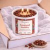 Red Jasper Crystal Candle (80ml) | Cedarwood Aromatherapy | Grounding Stability & Emotional Balance