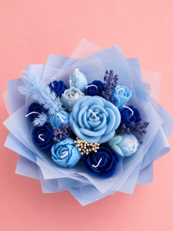 Blush Rose Candle Bouquet