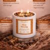 Tiger Eye Crystal Candle (80ml) | Luxury Oud Aromatherapy | Confidence Strength & Protection