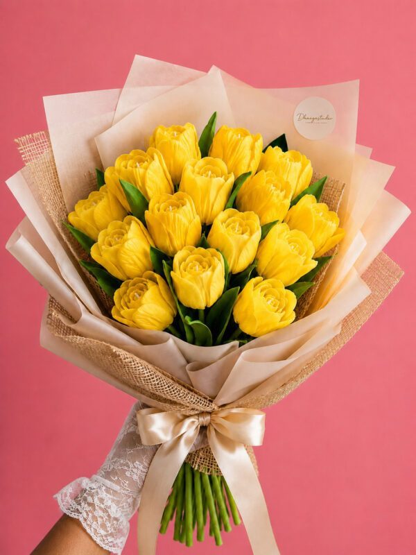 Tulip Bouquet Candle | 15-Stems
