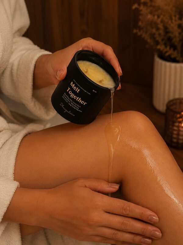 Massage Candle | Ylang Ylang Aromatherapy with Shea, Cocoa & Mango Butters | 80ml