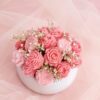 Mixed Rose Bouquet Pot Candle