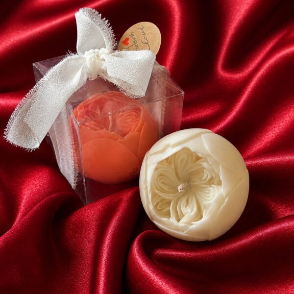 Rosebud Candle - Set of 2