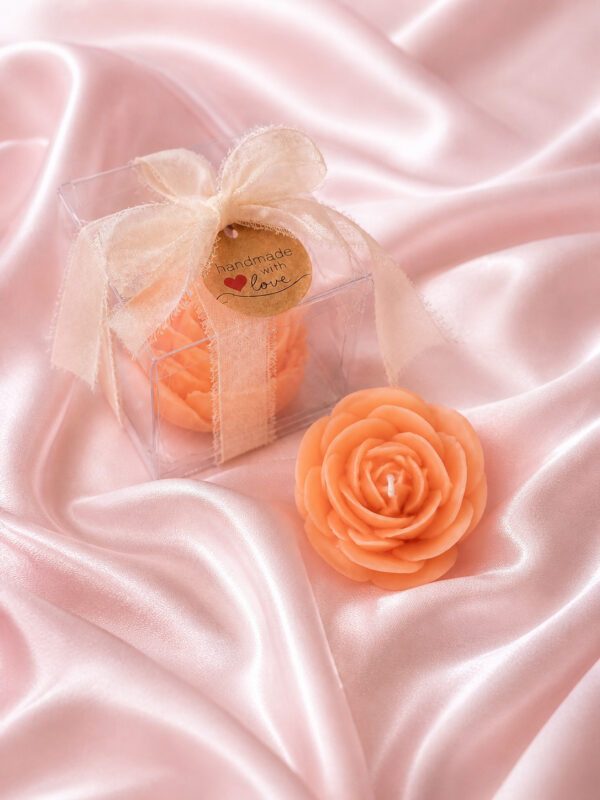 Chotagulab Rose Candle - Set of 2
