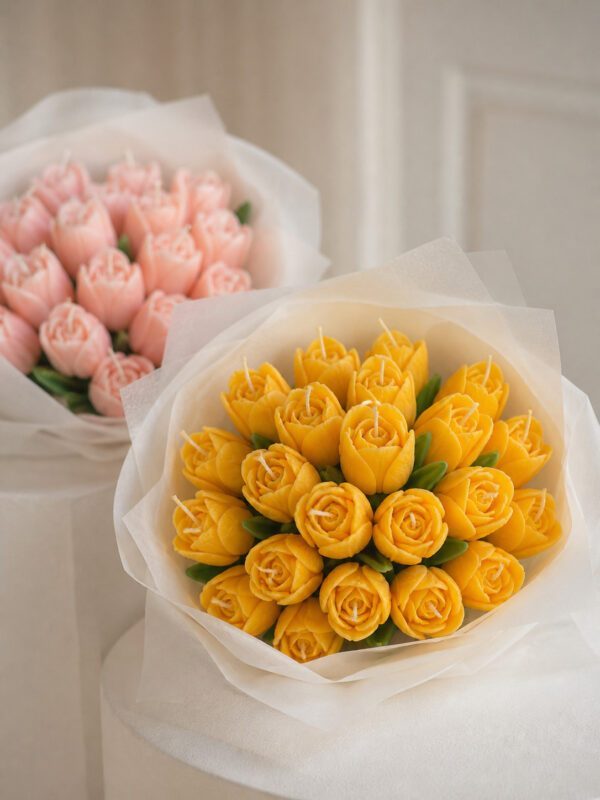 Tulip Bouquet Candle | 15-Stems