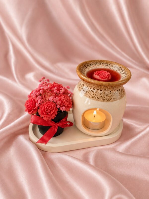 Pluckable Rose Bouquet Candles
