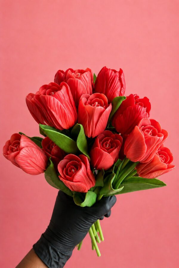 Tulip Bouquet Candle | 15-Stems