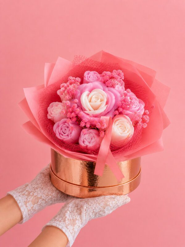 Bulk bouquet candle return gifts for wedding and Diwali