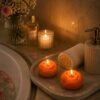 ce9569c2-2cb9-42c8-b3ed-edd3094433f4 Rosebud Candle - Set of 2