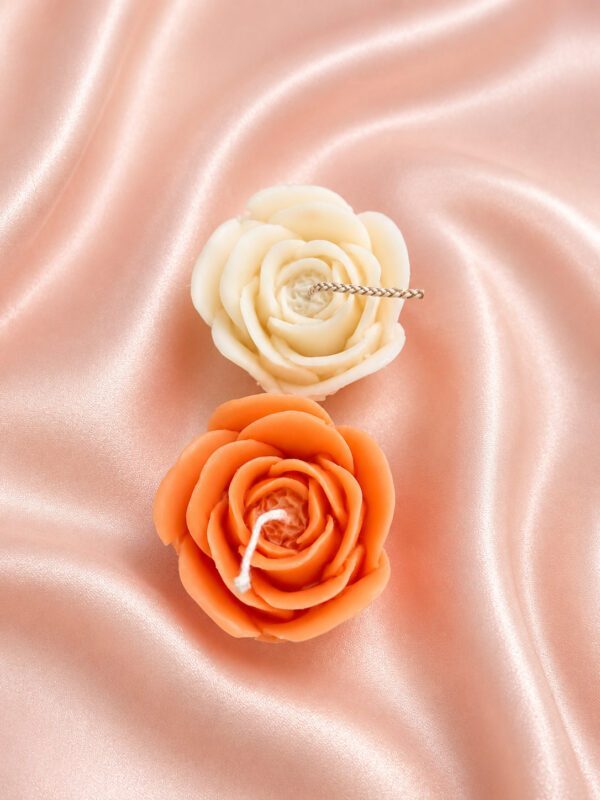 Chotagulab Rose Candle - Set of 2